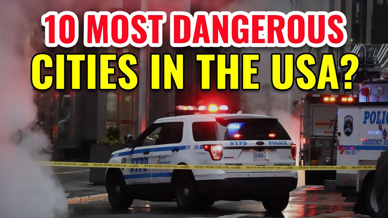 Top 10 Most Dangerous Cities in the USA | Highest Crime Rates - YouTube