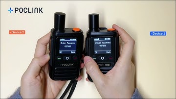 Poclink Radios Guide - How to Create & Join Group