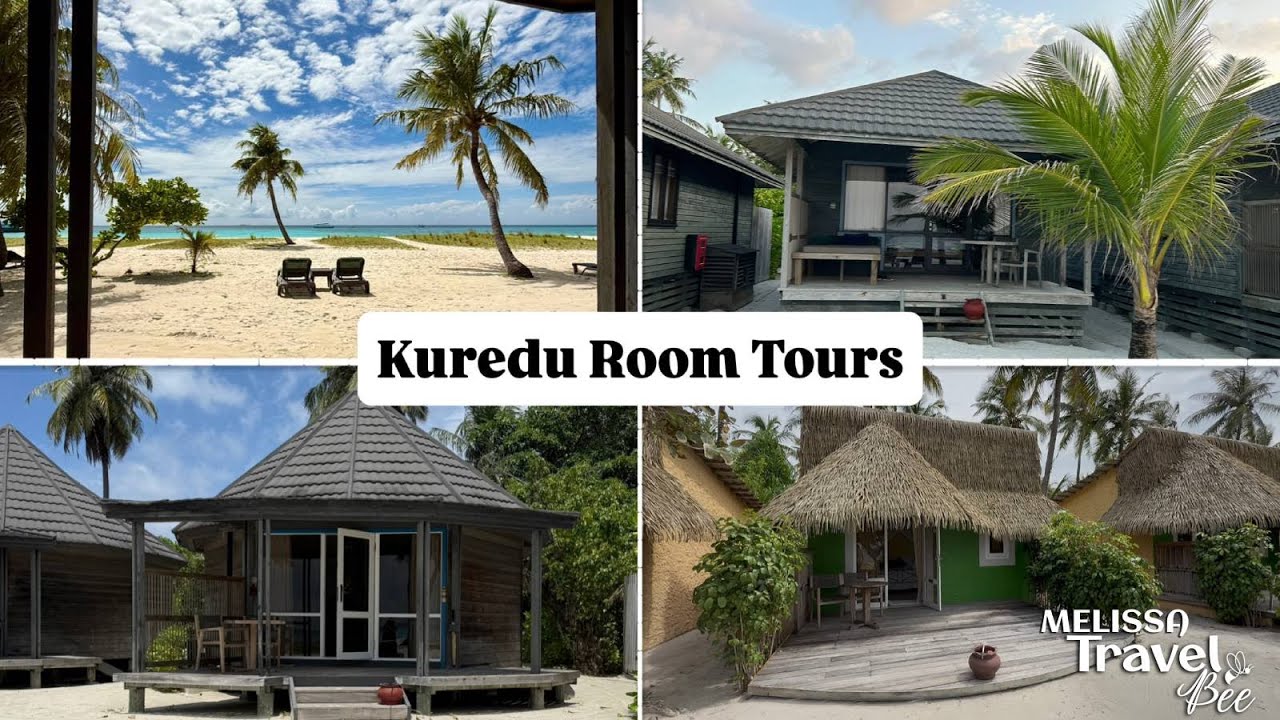 Экскурсии по номерам в курортном спа-отеле Kuredu Island Resort & Spa: пляжная вилла, пляжная вил...