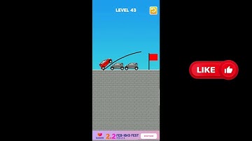 Draw Bridge Puzzle Draw Game Level 43