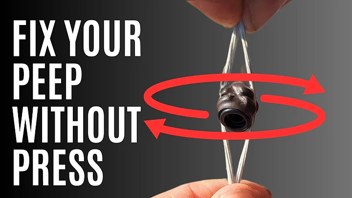 Peep sight fixes without a press