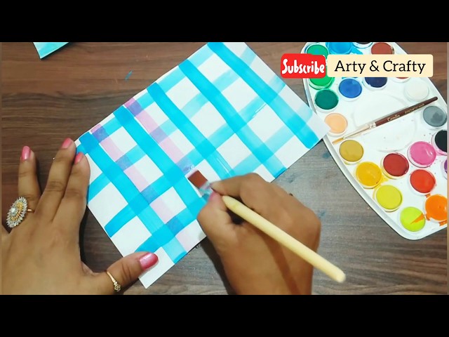 DIY 5 Easy Pattern Paper, How to Make Pattern Paper at Home