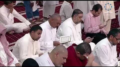 القارئ الشيخ ابراهيم الدريملي/نقل شعائر صلاة الجمعة تليفزيون الكويت سورة النمل إذاعة القرآن الكريم