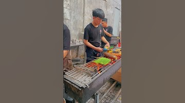 Xiên nướng trung hoa #chinese #bbq #food #chinesefood #chinesestreetfood #eating #foodshorts