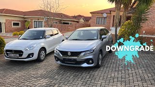 Downgrading from Suzuki Baleno GL to Suzuki Swift GL