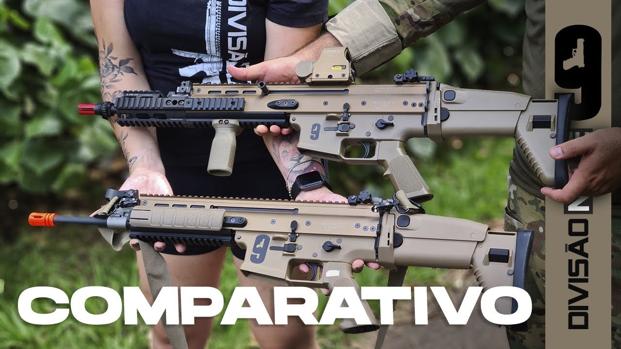 ANOTHER AIRSOFT DAY | COMPARING SCAR-L | TOKYO MARUI X WE - YouTube