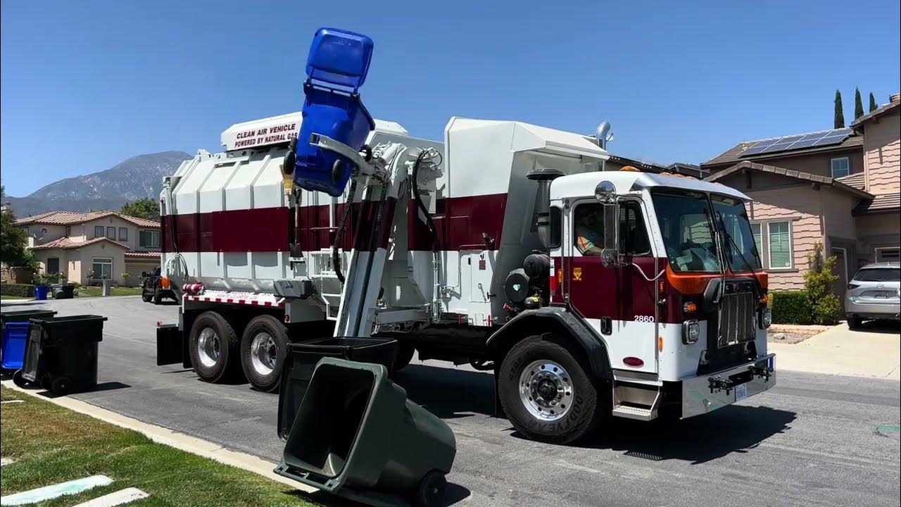 100 Garbage Trucks On Route, In Action! YouTube