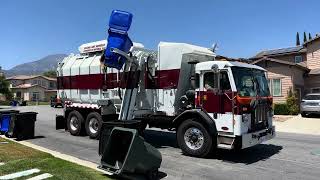 100 Garbage Trucks  On Route, In Action!