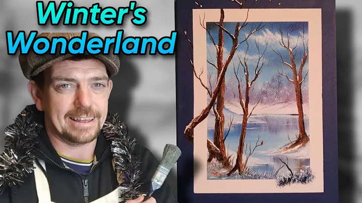 Learn to paint a Winter's Wonderland & twisted tree painting