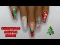 Christmas Acrylic Nails | Nail Sugar | Nailchemy