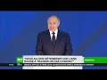 Dans son discours devant l’Assemblée fédérale, Poutine esquisse l’avenir de la Russie