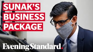 Chancellor Rishi Sunak unveils extra support for virus-affected businesses