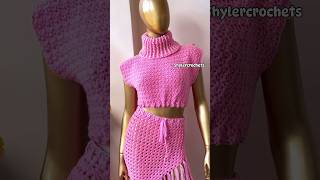 Turtle neck crochet box top #shylercrochets #diycrochet