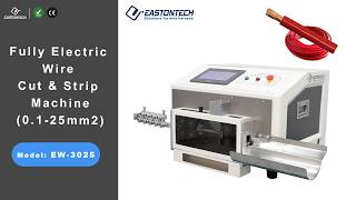 EW-3025 Fully Electric Wire Cut & Strip Machine | 0.1-35mm² No Air Supply Required