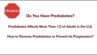 Prediabetes is common. How to manage it?