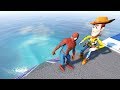 Gta 5 spiderman vs woody water ragdolls compilation euphoria physics funny moments