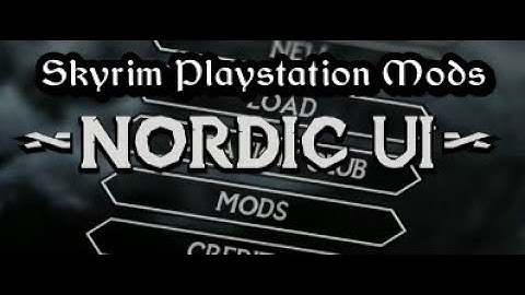 Get the BEST Skyrim PlayStation Experience with Nordic UI Mod NOW