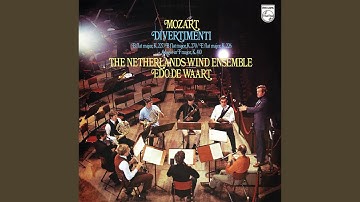 Mozart: Divertimento in B-Flat Major, K. Anh. 227 - I. Allegro
