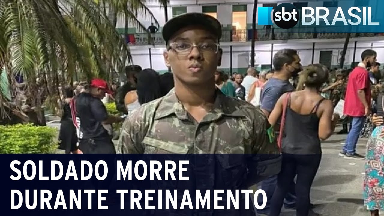 Jovem morre durante treinamento em batalhão do Exército no Rio de Janeiro | SBT Brasil (12/03/22)