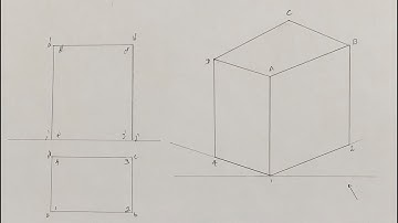 Isometric view 1 | Rectangular Prism | Engineering Graphics