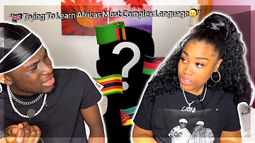 Our Zambian Friend Tried To Teach Us Her Language! 🇿🇲// Will this help our Music Reactions ?👀🇬🇧