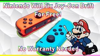 Nintendo Will Fix Joy-Con Drift For FREE! No Warranty Required!