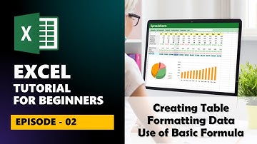 Excel Tutorial for Beginners: Learn the Basics | Episode - 02