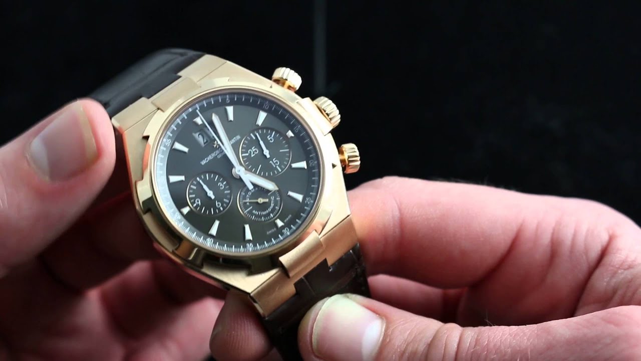 Vacheron Constantin Overseas Chronograph 42MM Rose Gold Brown Dial