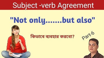 Subject -Verb Agreement  (Part-6) || Use of "Not only.......but also" @makeenglisheasywithmd