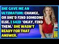 She Gave Me a Choice: Change or Let Her Go—My Calm Reply Redefined What Respect Really Means