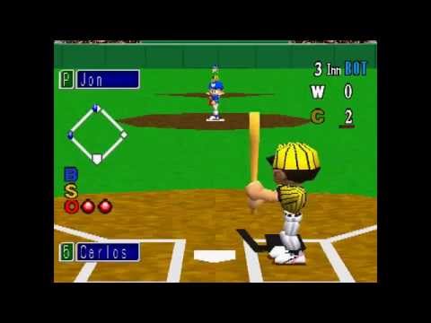 Big League Slugger Baseball ... (PS1) Gameplay