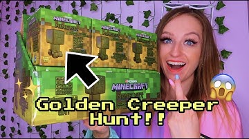 Unboxing an ENTIRE BOX of Minecraft Dig Kits!!😱⛏*RARE GOLDEN CREEPER HUNT!!*✨ (ASMR)