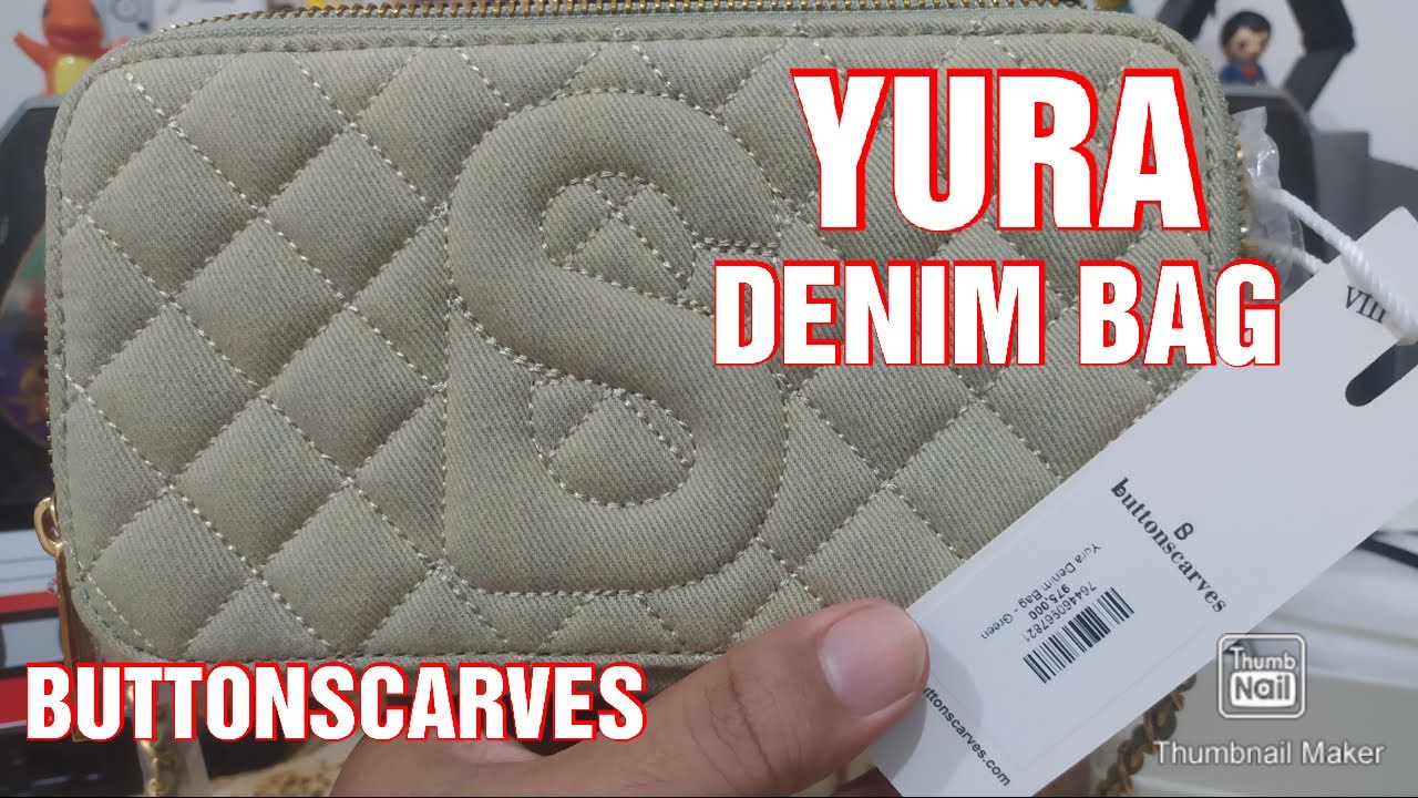 Yura Denim Bag (Green) - Exclusive From BUTTONSCARVES - Unboxing