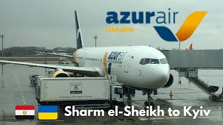 The Azur Air Ukraine Experience: Boeing 767 Economy from Sharm el-Sheikh to Kyiv