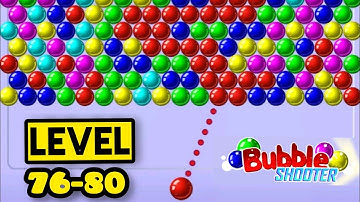 Bubble Shooter Game Play | Bubble Shooter Level 76-80🔥