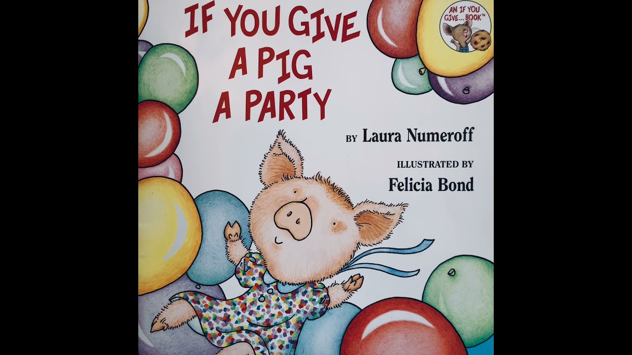 If You Give a Pig a Party Activities Numeroff Crossword Puzzle and