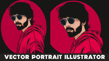 Step by Step Vector Portrait in Adobe Illustrator 2020 | Vector Art | Vector Illustration |