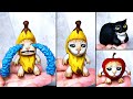 Making Banana Cat Miniature Figure Timelapse ➤ Apple Cat Maxwell Skibidi Toilet