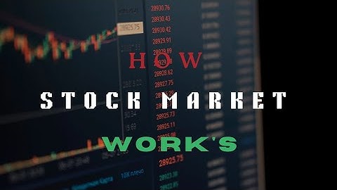 How does the stock market works ? - Oliver Elfenbaum