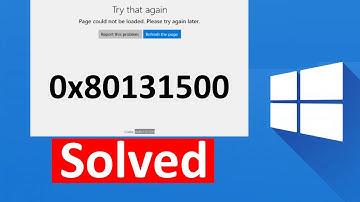 Fix 0x80131500 Microsoft Store Error in Windows 10