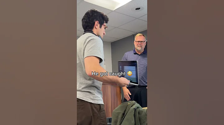 He got caught using AI in class💀 #aitools #college #study