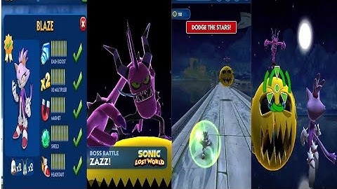 SONIC DASH - BLAZE ZAZZ BOSS BATTLE FIGHT PART 3
