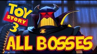 Toy Story 3 All Bosses | Boss Fights (PS3, X360, Wii)