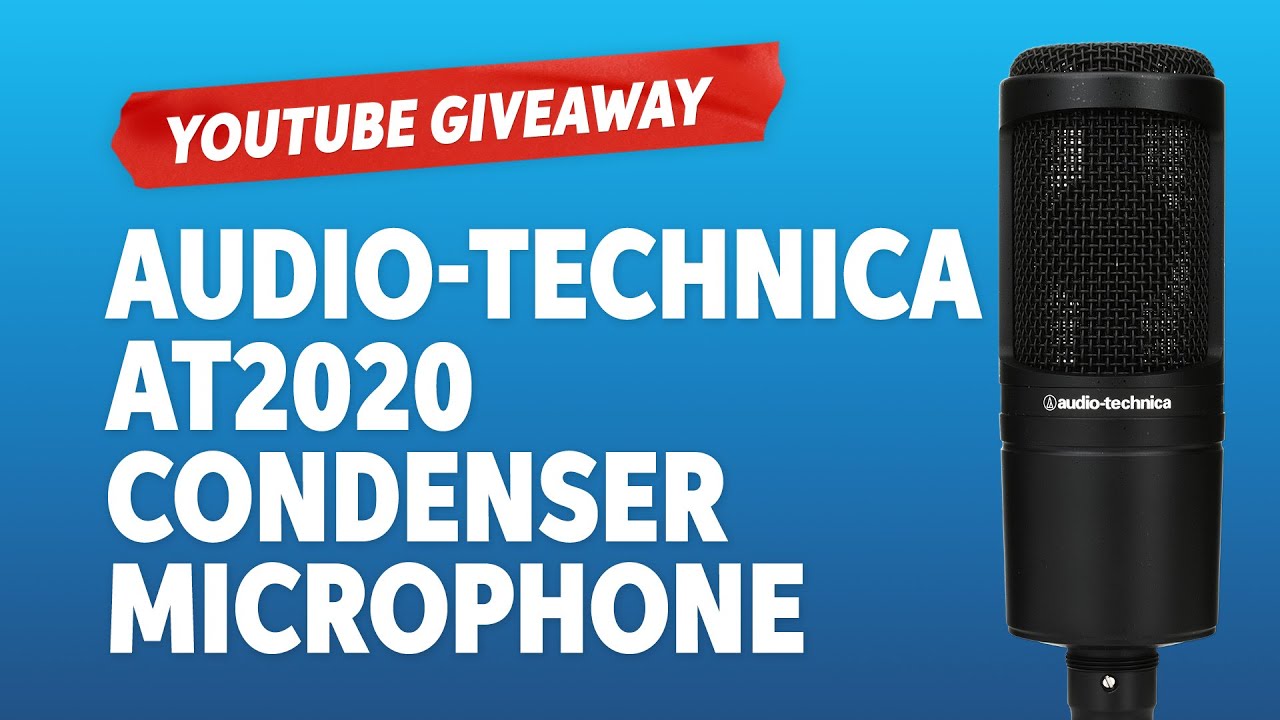 Audio-Technica AT2020 Cardioid Condenser Studio Microphone