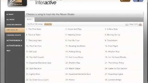 Essential Elements Interactive Tutorial