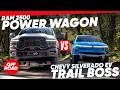 Battle Of Brutes 2026 Chevrolet Silverado EV Trail Boss Vs Ram 2500 Power Wagon In The Dirt 