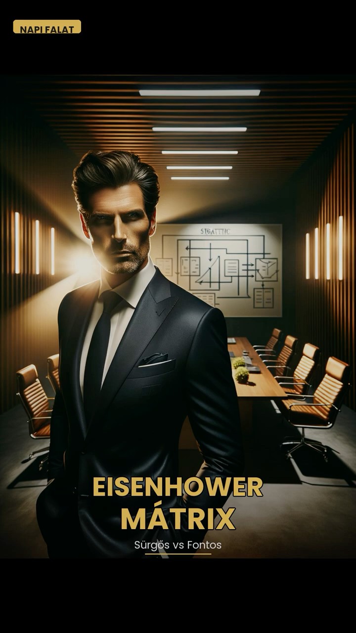 Napi falat — Eisenhower mátrix (Sürgős vs Fontos)