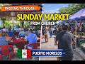 Sunday in Puerto Morelos 🇲🇽 Church to Market Bike Ride