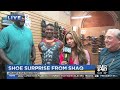 Man who put shoes on Shaq's feet for 30 years helps teen