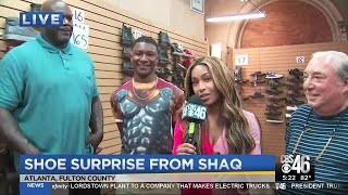 Man who put shoes on Shaq's feet for 30 years helps teen